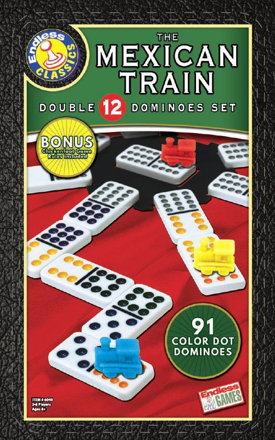 Mexican Train Dominoes (On Order) (Sold Out Restock Notification Only