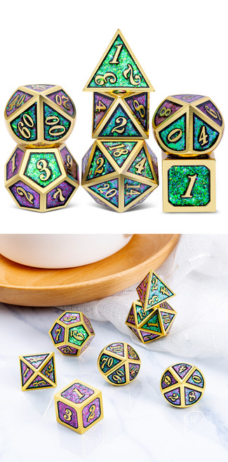 Scarab Metal Dice Set