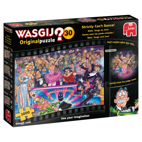 Strictly Can't Dance! 1000pc–WASGIJ Original Puzzle front cover of puzzle 