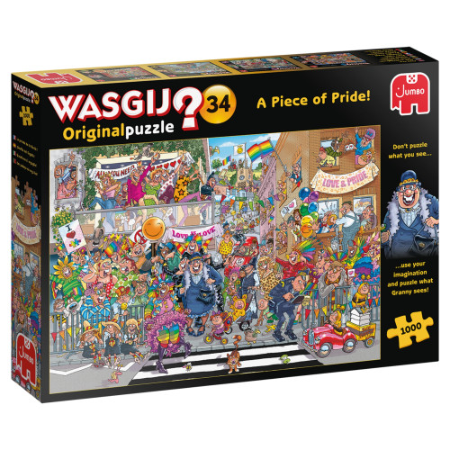 A Piece of Pride! 1000pc–WASGIJ Original Puzzle front cover of puzzle 