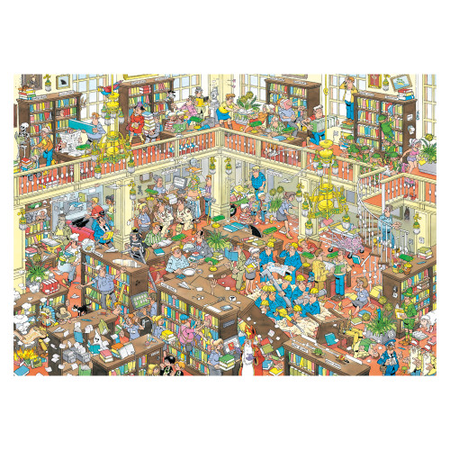 A chaotic two leveled library