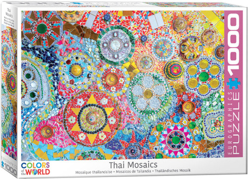 Thailand Mosaic 1000pc front of puzzle box 