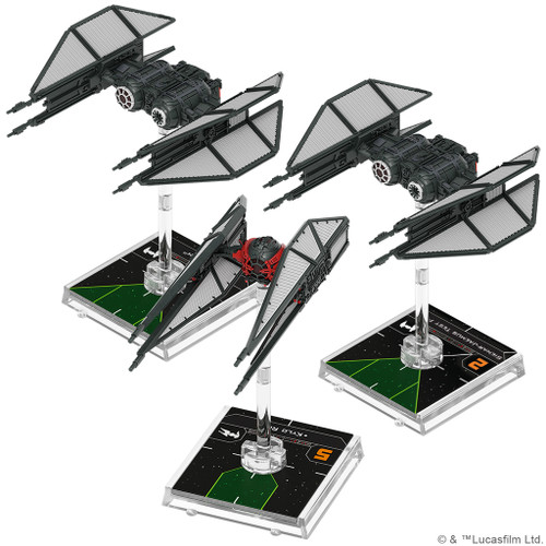 TIE/se Bombers pointing left