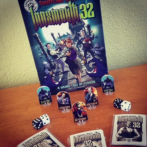 Innsmouth 32 close up of character tokens
