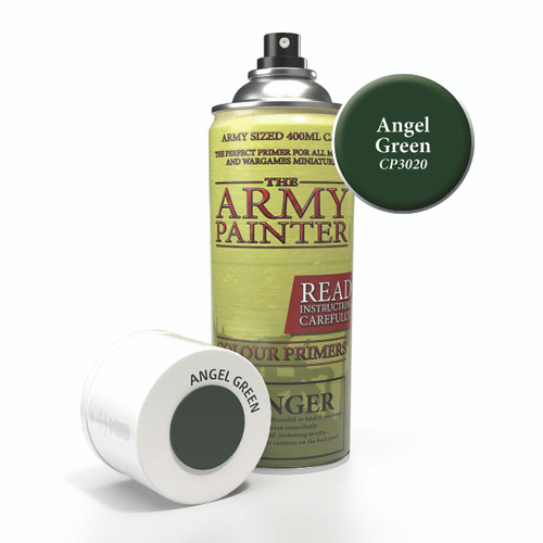  Spray can of  Colour Primer: Angel Green