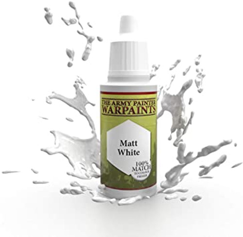 Bottle of Warpaints: Matt White 18ml