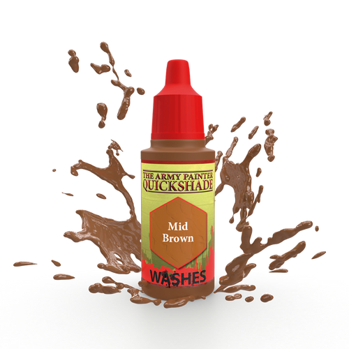 Warpaints: Mid Brown 18ml  bottle with red top