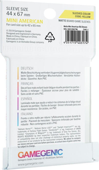 Back of pack