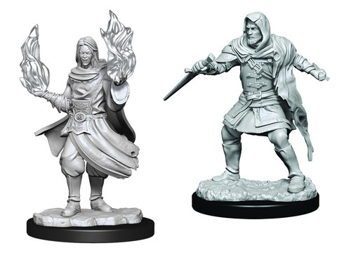 Hollow One Rogue and Sorcerer Male–Critical Role Unpainted Miniatures 