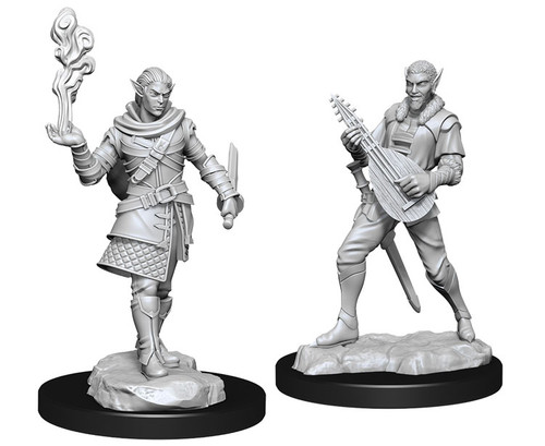 Pallid Elf Rogue and Bard Male–Critical Role Unpainted Miniatures