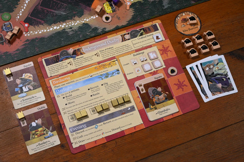 Mole character sheets and components