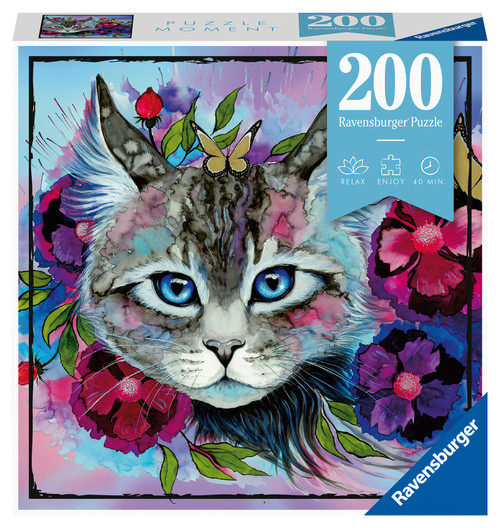 Cateye 200pc—Puzzle Moment puzzle box, white box