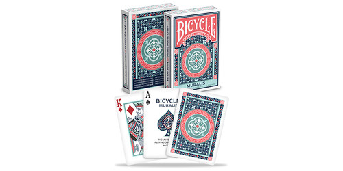 Cards: Bicycle Muralis front and back of cards
