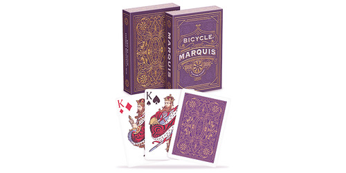 Cards: Bicycle Marquis sample cards front and back