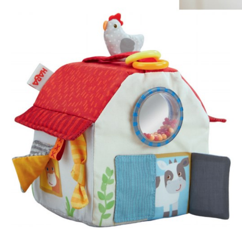 Farmyard Play Cube plush front