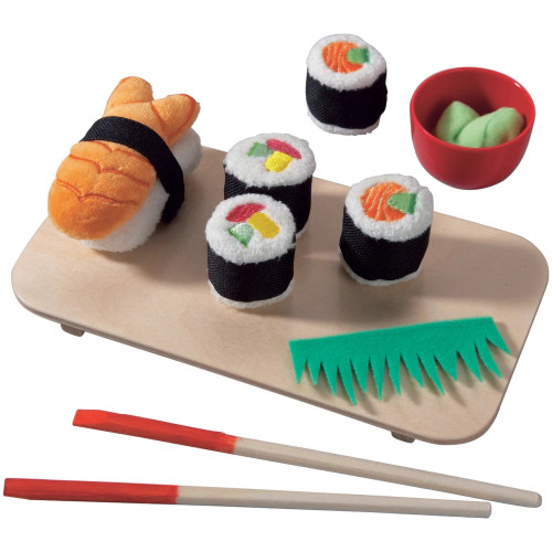 Sushi Play Food rolls, chopsticks, 
