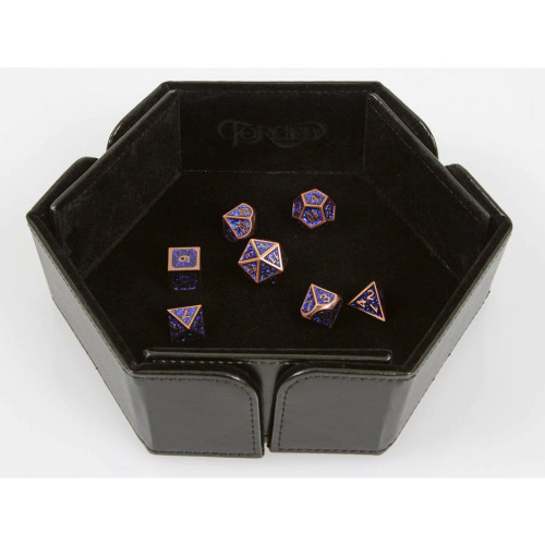 Black Magnetic Folding Dice Tray (Hexagon) potential use