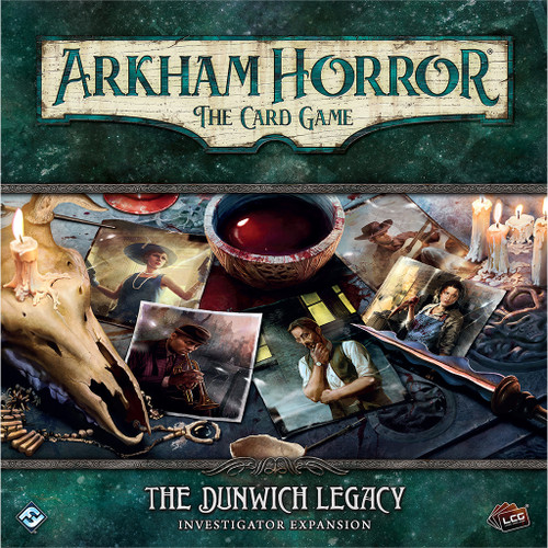 Dunwich Legacy Investigator expansion close up of cover