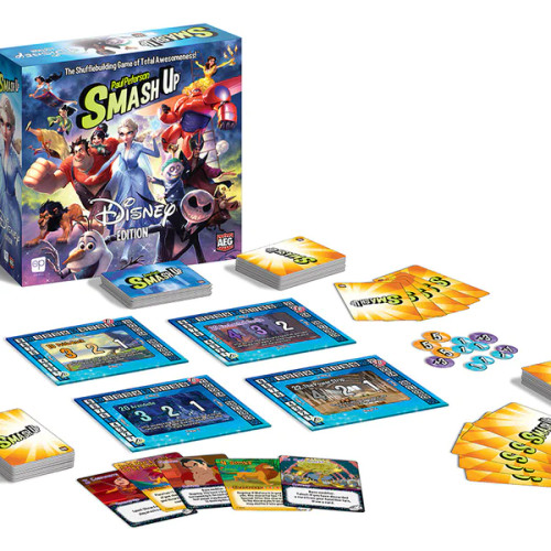 Smash Up, Disney Edition game components 