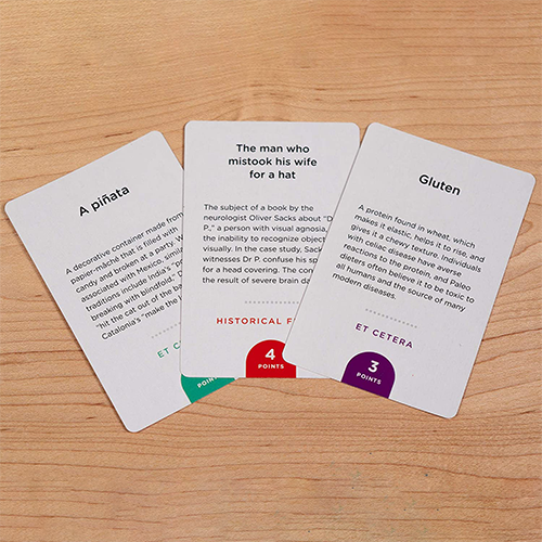 Sample cards