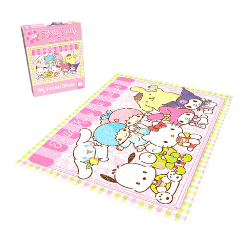 Hello Kitty and Friends "My Favorite Flavor" 1000 piece puzzle complete