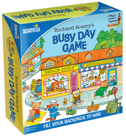 Richard Scarry's Busy Day Game front of box