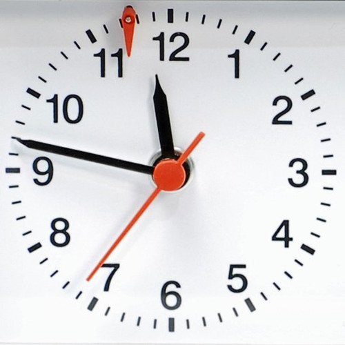 Clock face close-up
