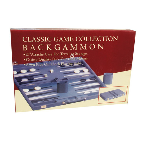 Backgammon, 15" Vinyl, Grey  product cover 