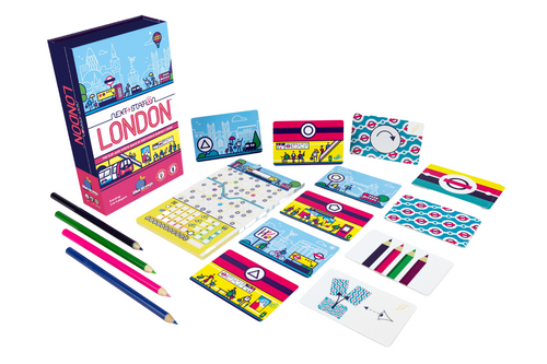 Next Station London game components