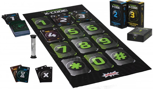 Game layout with cards and a timer 