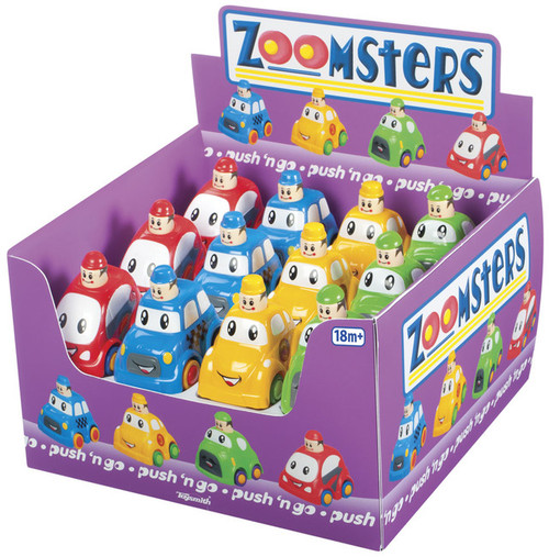 Zoomsters Push-n-Go (display of 24 pictured)