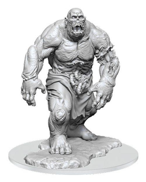 Zombie Hulk—Pathfinder Deep Cuts Unpainted Miniatures W16- Innards coming out of orge like mini