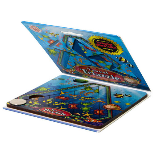 Rainbow Sea–Triazzle Travel -folded cardboard Triazzle 