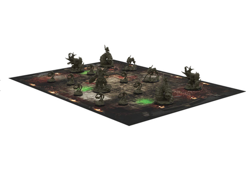 Mini's on game board 