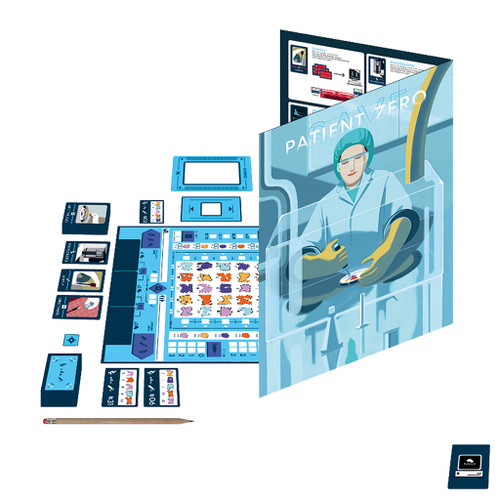 Save Patient Zero  screen and blue players game set up