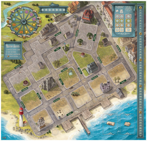 Cape May Map/game board