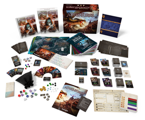 Roll Player Adventures game components