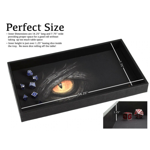 Dragon Eye Dice Tray-perfect size