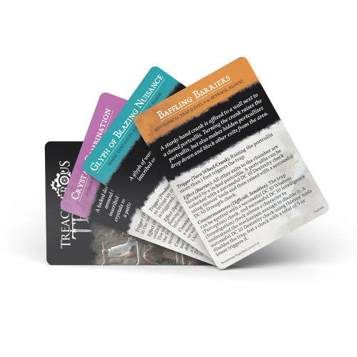 Treacherous Trap Deck, Levels 5-8–D&D 5E Sample cards
