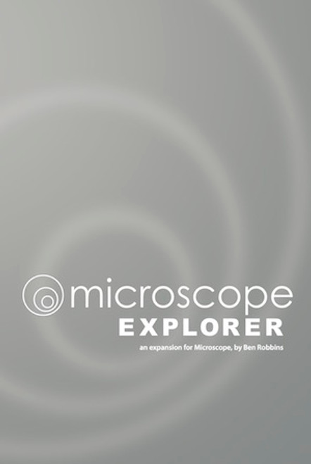 Microscope Explorer—a Microscope companion book featuring a swirl white/grey background