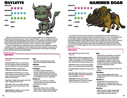 Dungeon Pets Sample page