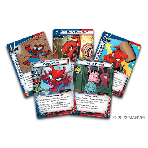 Sample cards example Peter Porker in civilian garb
