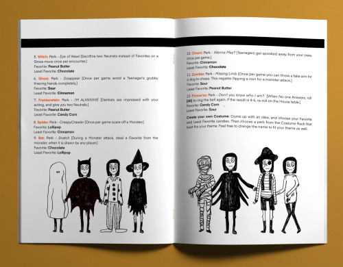 Sample pages: Character samples and creation