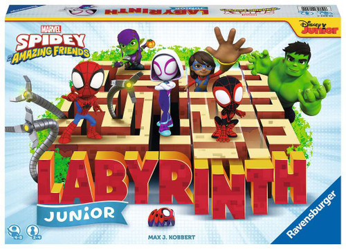 Game box cover of Spidey Labyrinth Junior. 