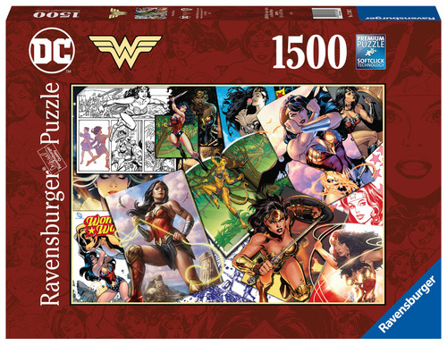 Wonder Woman 1500 piece puzzle box from Ravensburger