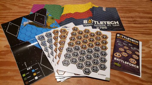 BattleTech: Counters Pack Battleforce contents