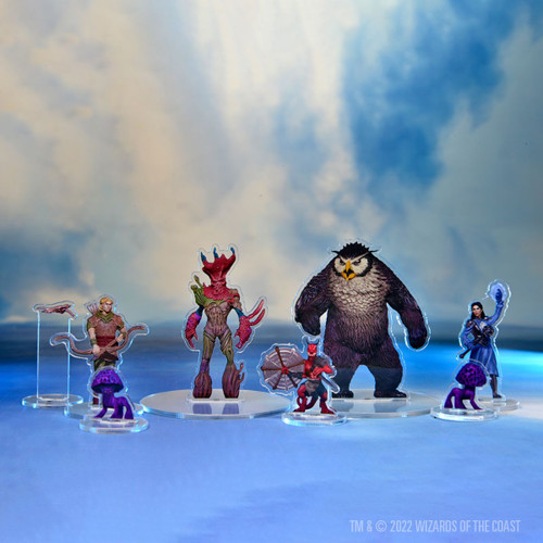 Example miniatures from Dragons of Stormwreck Isle 2D Miniatures