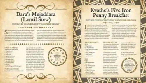 Example recipes from Cooking for Wizards, Warriors & Dragons from Media Lab Books