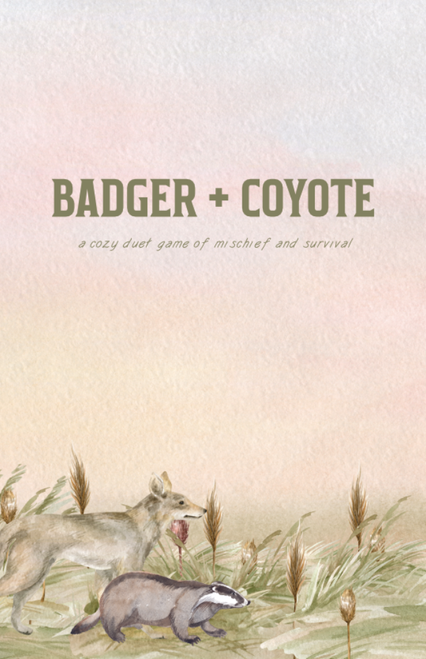 Badger + Coyote rpg book cover