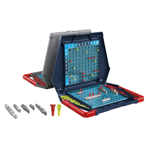 Game setup for Battleship Classic Board Game, released in 2022